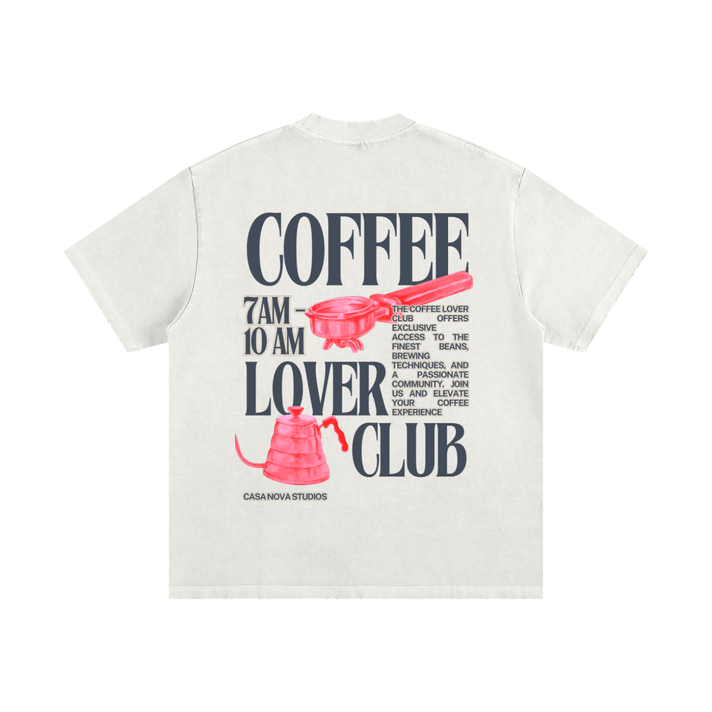 *Heavyweight Vintage Washed Frayed T-Shirt