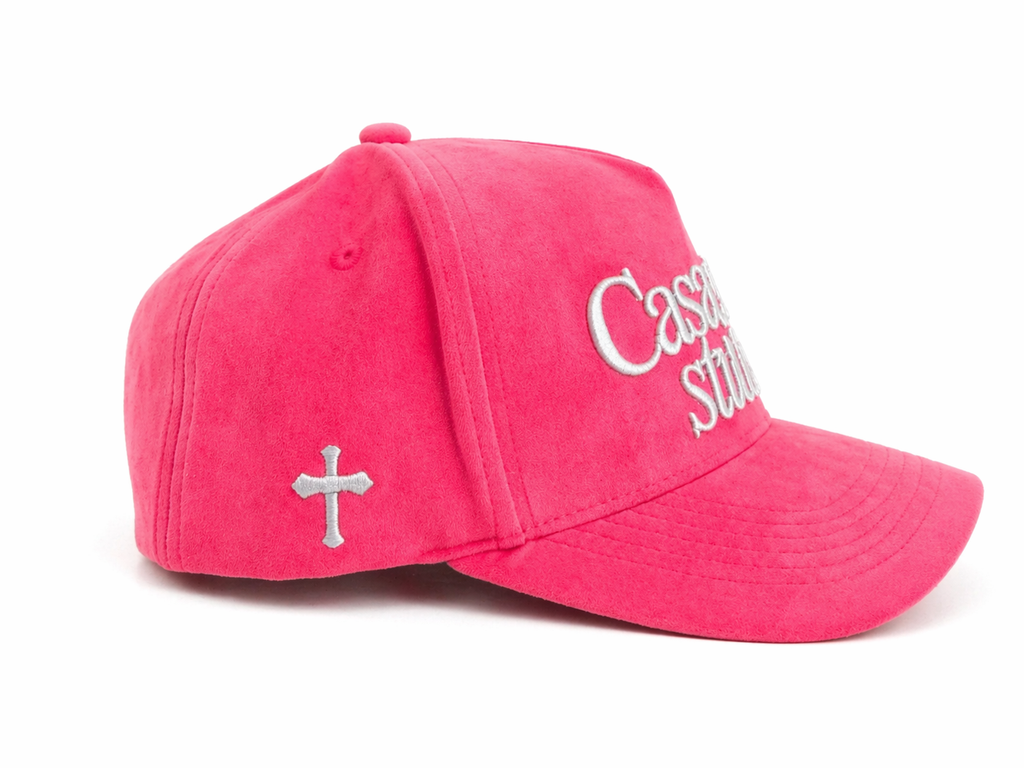 Casa Nova Studios Pink Suede Hat