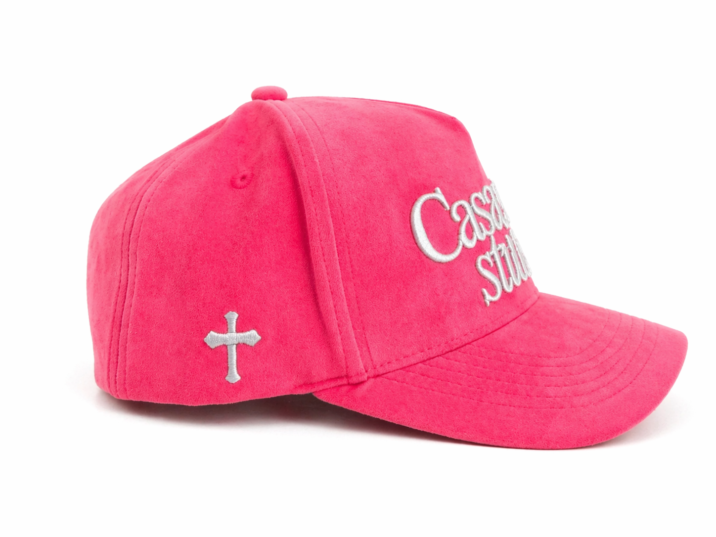 Casa Nova Studios Pink Suede Hat