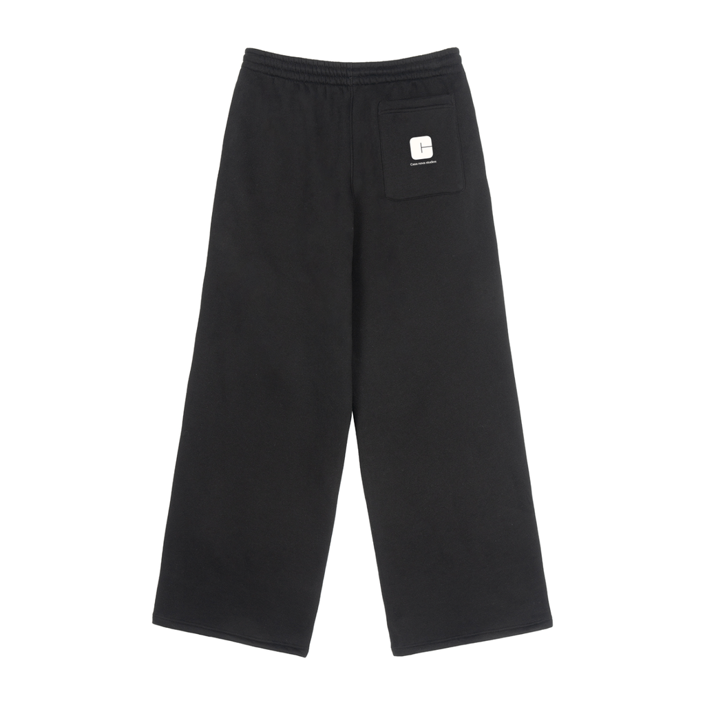 Fleece Drawstring Straight-Leg Sweatpants